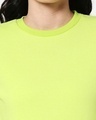 Shop Neon Green Fleece Sweatshirt
