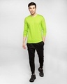 Shop Neon Green Full Sleeve T-Shirt-Full