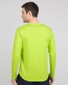 Shop Neon Green Slit Neck Full Sleeve Henley T-Shirt-Design