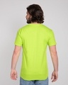 Shop Neon Green V-Neck T-Shirt-Design