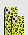 Shop Neon Leopard Y2K Premium Glass Case for Apple iPhone 15 Plus-Design