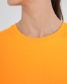 Shop Neon Orange Boyfriend T-Shirt