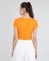 Shop Neon Orange Crop Top T-Shirt-Design
