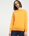 Shop Women's Orange Sweater-Front