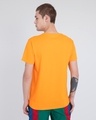 Shop Neon Orange Half Sleeve T-Shirt-Design