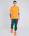 Shop Neon Orange Half Sleeve T-Shirt-Full