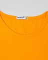 Shop Neon Orange Round Neck 3/4th Sleeve T-Shirt