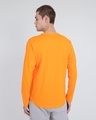 Shop Neon Orange Slit Neck Full Sleeve Henley T-shirt-Design
