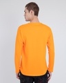 Shop Neon Orange V-Neck Henley T-Shirt-Design