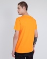 Shop Neon Orange V-Neck T-Shirt-Design