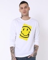 Shop Neon Smiley Full Sleeve T-Shirt-Front