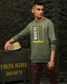 Shop Neon Warrior Fleece Sweatshirt-Front