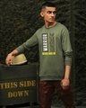 Shop Neon Warrior Fleece Sweatshirt-Design