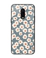 Shop Neutral Baby Floral Premium Glass Case for OnePlus 6T (Shock Proof, Scratch Resistant)-Front