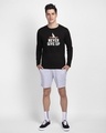 Shop Never Give Up Cricket Full Sleeve T-Shirt Black-Design