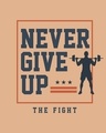 Shop Never Give Up! Full Sleeve T-Shirt