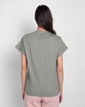 Shop Never Grow Mickey Boyfriend T-Shirt Meteor Grey (DL)-Design