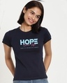 Shop Women's Never Lose Hope Slim Fit T-shirt-Front