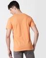Shop Never Mind Stripe Half Sleeve T-Shirt Moak Orange-Design