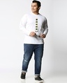 Shop Never Mind Stripe Men's Full Sleeves T-shirt Plus Size-Design