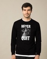 Shop Never Quit Lion Fleece Light Sweatshirt-Front