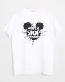 Shop Never Stop Dreaming Mickey Half Sleeve T-Shirt (DL)-Front