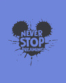 Shop Never Stop Dreaming Mickey Half Sleeve T-Shirt (DL)