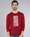 Shop New Day New Vibe Full Sleeve T-Shirt-Front
