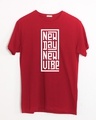 Shop New Day New Vibe Half Sleeve T-Shirt-Front