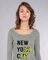 Shop New Young Crazy Scoop Neck Full Sleeve T-Shirt-Front