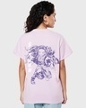 Shop Women's Purple Nezuko Kamado Graphic Printed Boyfriend T-shirt-Design