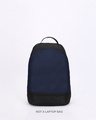 Shop Night Time Blue Plain Small Backpack-Front