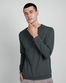 Shop Nimbus Grey Fleece Light Sweatshirt-Front