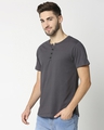 Shop Nimbus Grey Half Sleeves Henley T-Shirt-Design