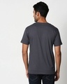 Shop Nimbus Grey-Neon Orange Contrast Bone Pocket T-Shirt-Design