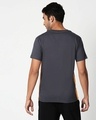 Shop Nimbus Grey-Neon Orange Contrast Side Seam T-Shirt-Design