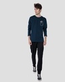Shop Ninja Pocket Full Sleeve T-Shirt Navy Blue-Design