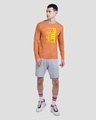 Shop Nir vah nuh Full Sleeve T-Shirt Vintage Orange -Design
