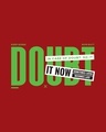 Shop No Doubt Do It  Full Sleeve T-Shirt Bold Red