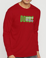 Shop No Doubt Do It  Full Sleeve T-Shirt Bold Red-Front