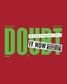Shop No Doubt Do It  Half Sleeve T-Shirt Bold Red
