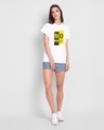 Shop No Excuses Block Boyfriend T-Shirt White-Design
