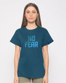 Shop No Fear Boyfriend T-Shirt-Front