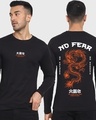 Shop Men's Black No Fear Graphic Printed T-shirt-Front