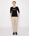 Shop No Filter Round Neck 3/4th Sleeve T-Shirt-Full