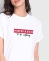 Shop No Motivation Boyfriend T-shirt-Front