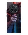 Shop No Social Club Premium Glass Case for Realme 12 Pro 5G(Shock Proof, Scratch Resistant)-Front