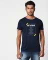 Shop Not Afraid Crewneck Varsity Rib H/S T-Shirt Multicoclor-Front