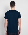 Shop Not Afraid Half Sleeve T-Shirt Navy Blue-Design