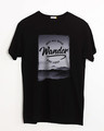 Shop Not All Who Wander Half Sleeve T-Shirt-Front